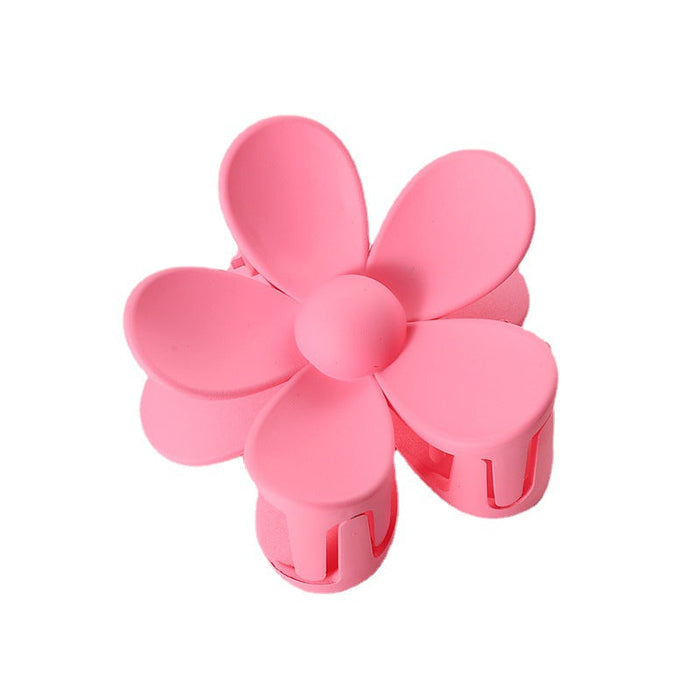 Flower Hair Claw - Pink