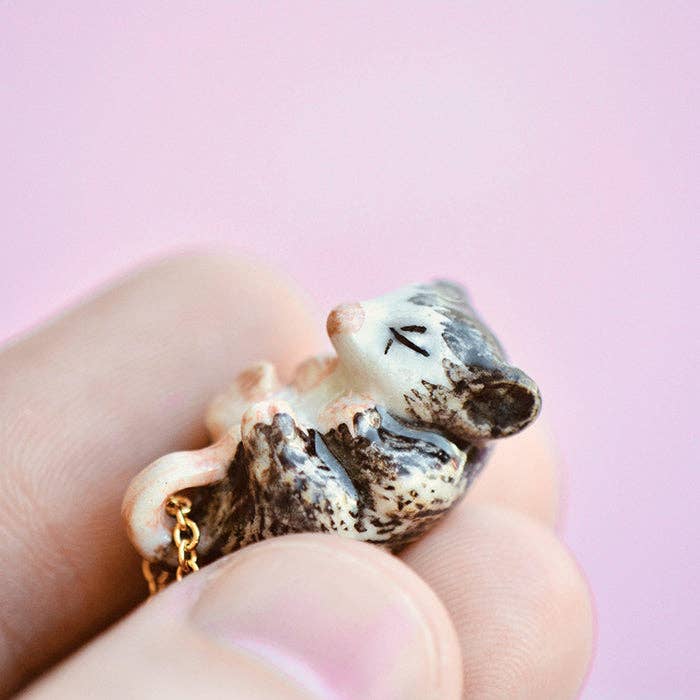 Baby Possum Necklace