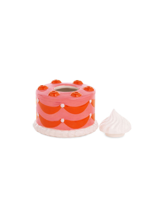 Every Day's a Party Match Holder - Ceramic Cake
