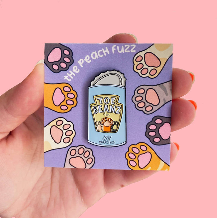 Toe Beans Enamel Pin