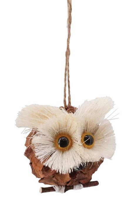 Pine Cone Owl Ornament