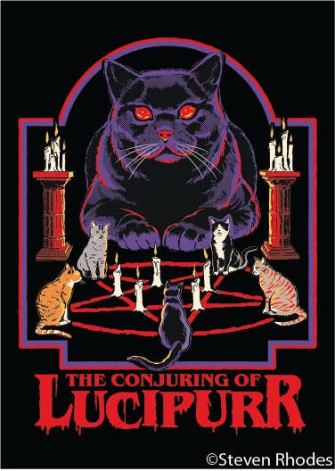 The Conjuring of Lucipurr Magnet