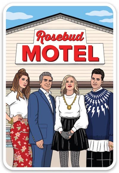Rosebud Motel Die Cut Sticker