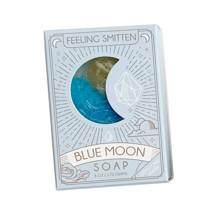 Blue Moon Soap with Amber Inside