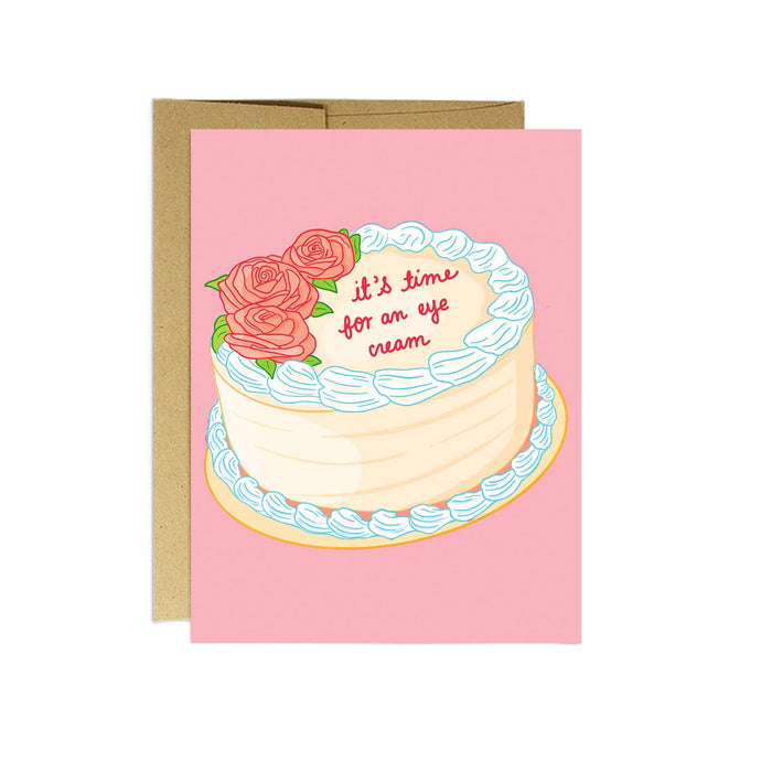 Eye Cream Birthday Card