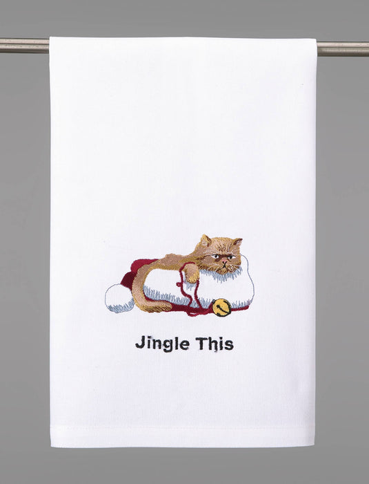 Cat Jingle This Kitchen Towel - Christmas