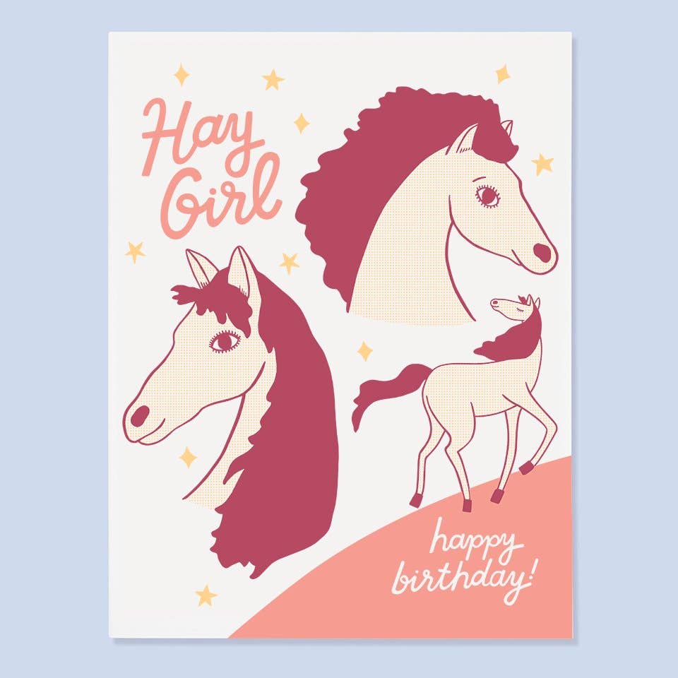 Hay Girl Card — Highland Shop