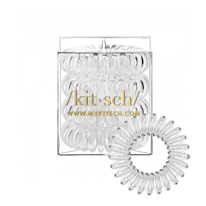 Transparent Hair Coils - Pack of 4