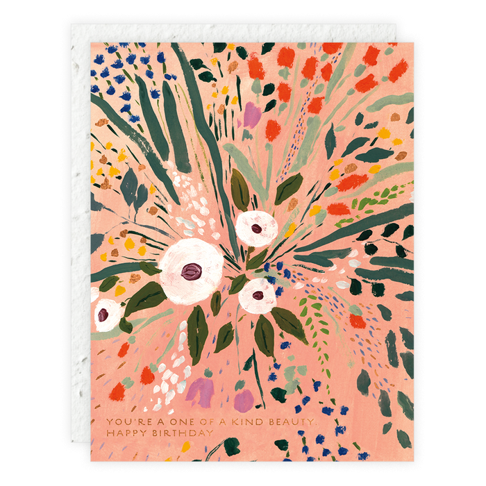 Bursting Flowers Card