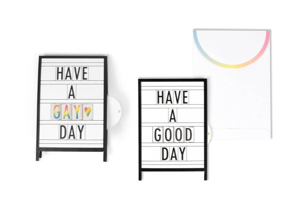 Marquee Pride Greeting Card