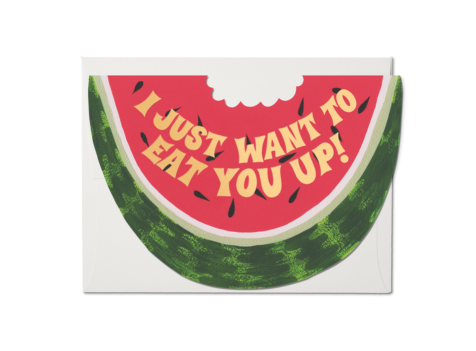 Juicy Watermelon - Love greeting card