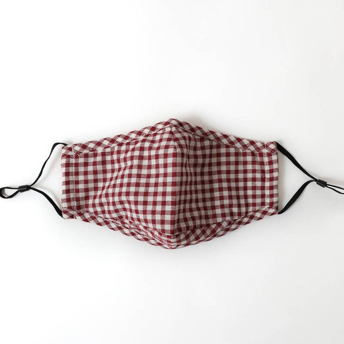 Reusable Checkered Face Mask - Assorted Colors