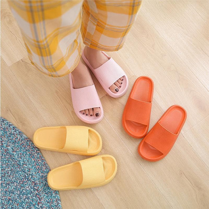 Unisex Thickened Cloud Slipper - Pink
