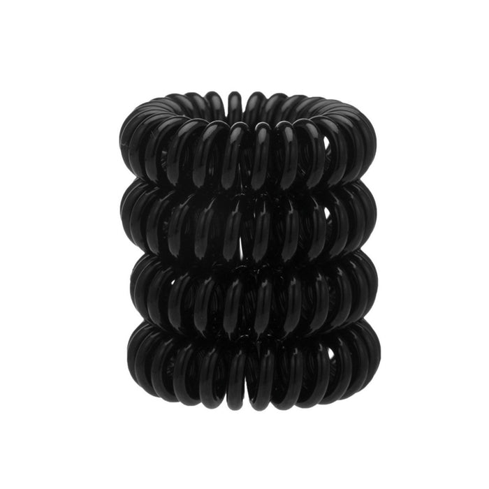 Black Hair Coils - Pack of 4