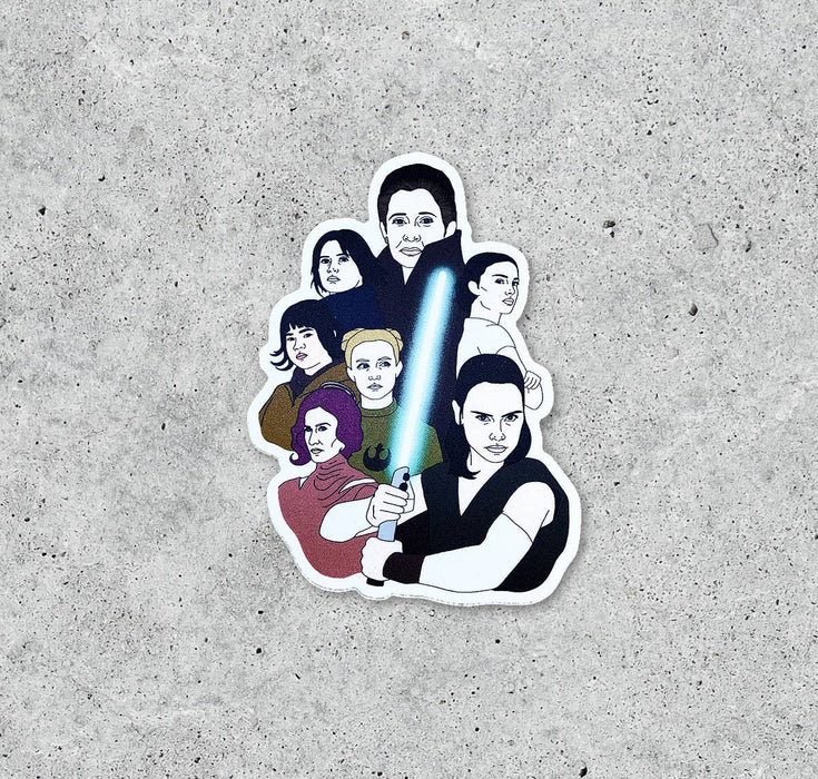Women of Star Wars sticker