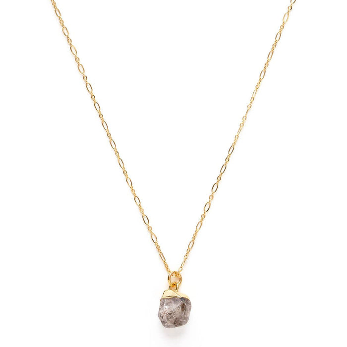 Herkimer Rough Cut Gemstone Necklace