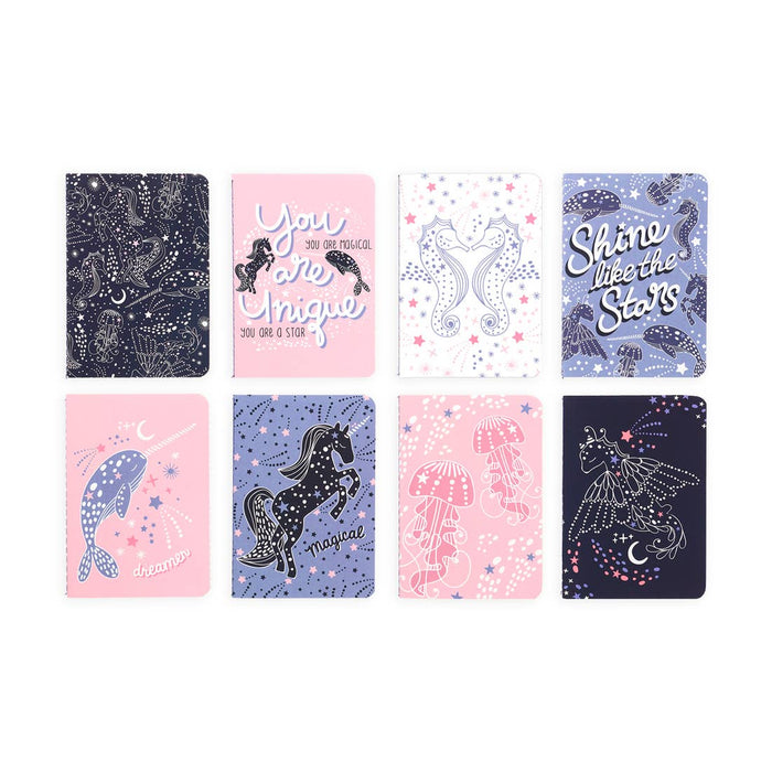 Mini Pocket Pals Journals: Celestial Stars - Set of 8