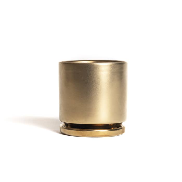 Gemstone Cylinder - Gold