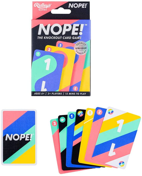 Nope! Knockout Family Action Card Game - Ridley's Games
