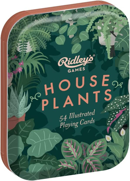Houseplants Playing Cards: 54 Illustrated Playing Cards