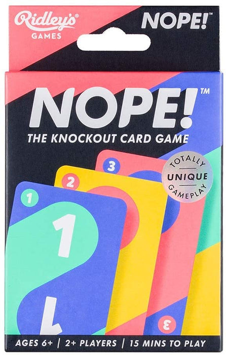 Nope! Knockout Family Action Card Game - Ridley's Games
