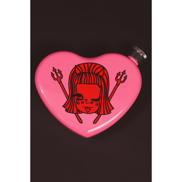 Lucy Heart Flask