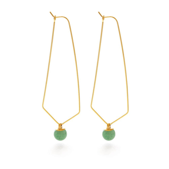 Cosmos Hoops - Aventurine