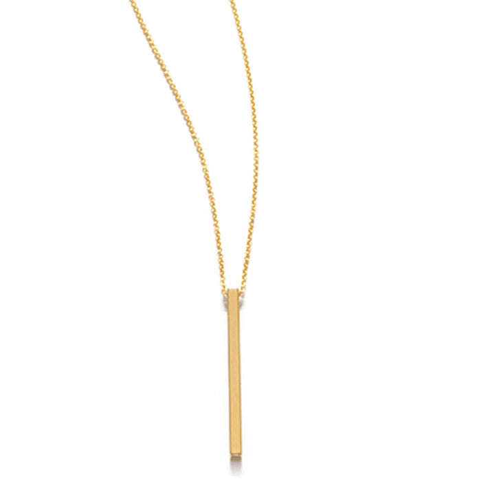 Gold Rod Necklace