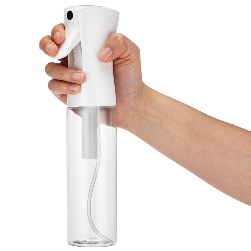 Regular 10 oz Fine Mist Spray Bottle (White/Clear)
