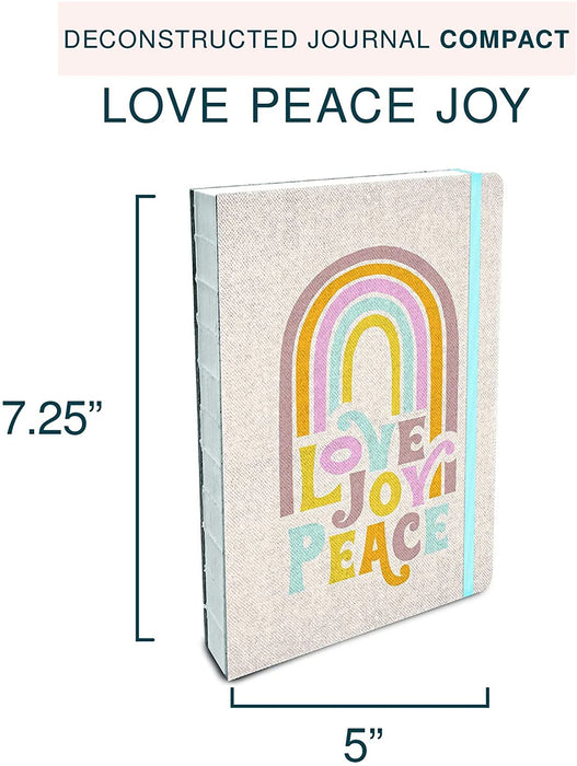 Deconstructed Journal - Love Joy Peace