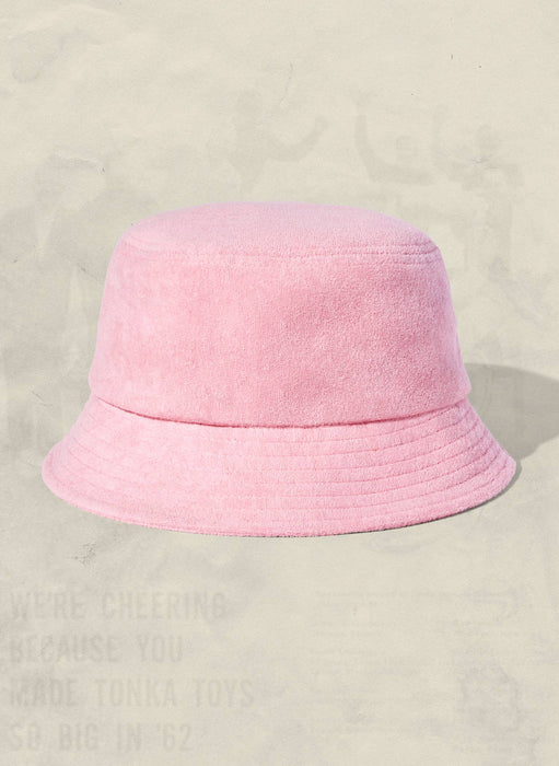 Terry Bucket Hats - Blush