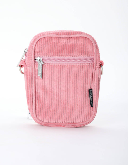 Crossbody Mini Brick Bag - Corduroy Pink