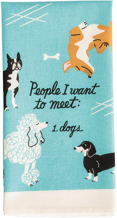 People to Meet: Dogs Dish Towel