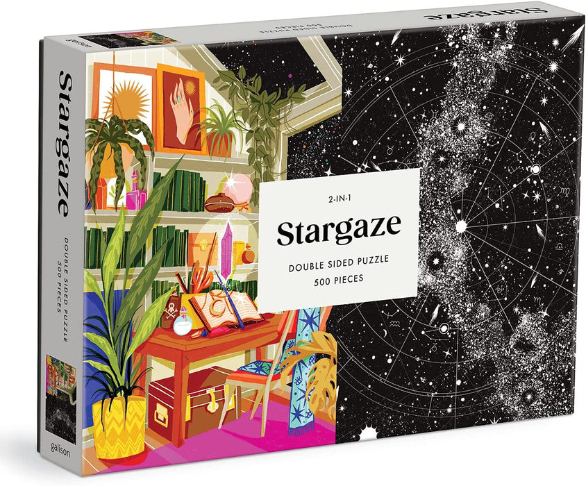 Stargaze 500 Piece Double Sided Puzzle - Two-Sided Jigsaw Puzzle