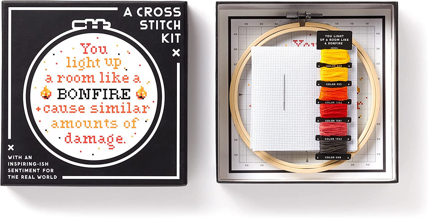You Light Up A Room – Cross Stitch Kit