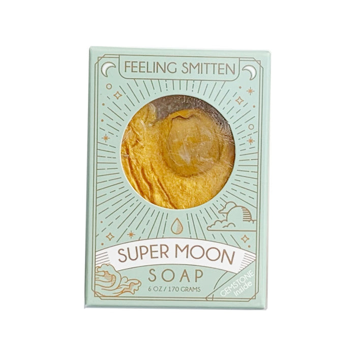 Super Moon Soap with Tiger Eye Inside