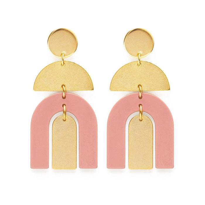 Moab Arches in Blush Earrings