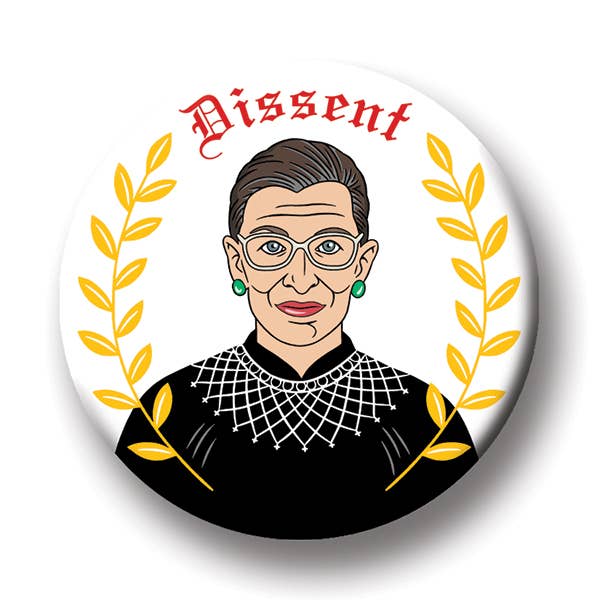 Ruth Dissent Round Magnet
