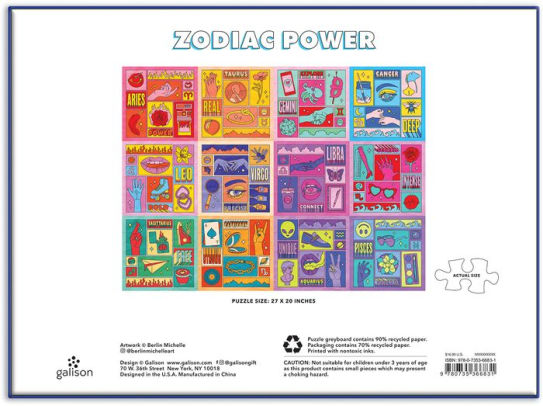 Zodiac Power 1000 Piece Jigsaw Puzzle