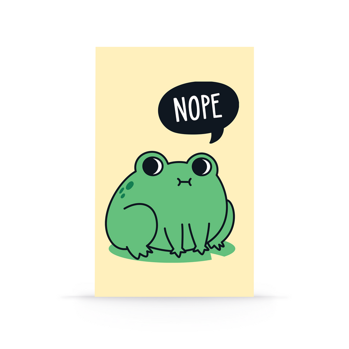 Nope Frog Classic Layflat Notebook