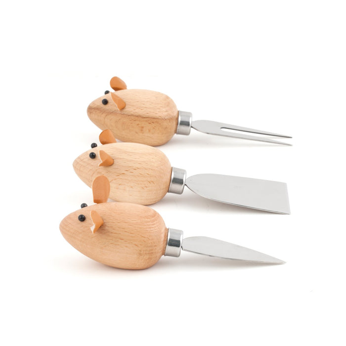 Cheese Knives Mice, Set of 3