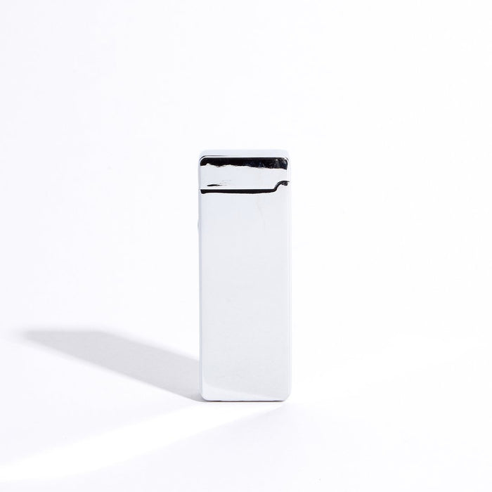 Silver Metallic - Slim Double Arc Electric Lighter