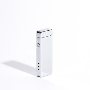 Silver Metallic - Slim Double Arc Electric Lighter