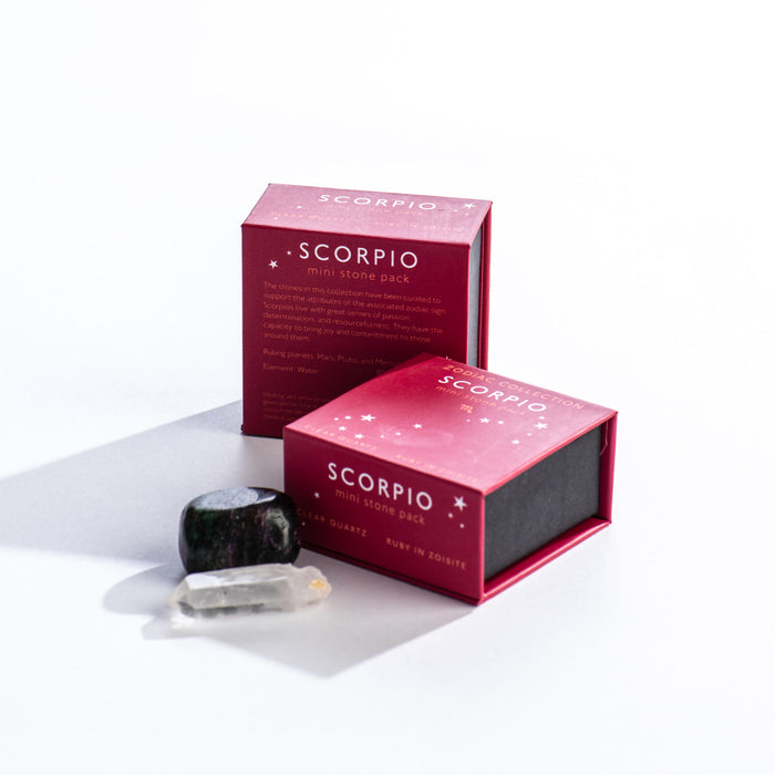 Scorpio Zodiac Mini Stone Pack