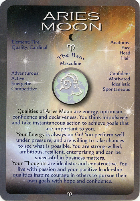 Positive Astrology Cards Deck