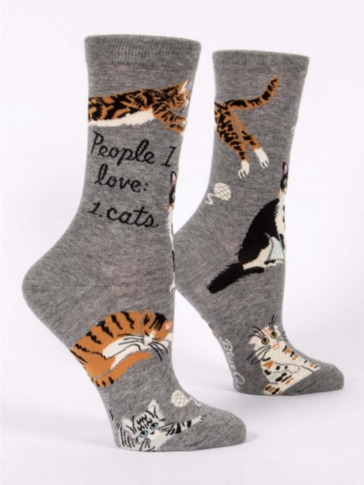 People I Love: Cats Crew Socks