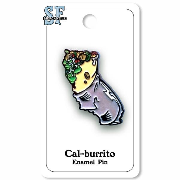 Cal-Burrito Enamel Pin