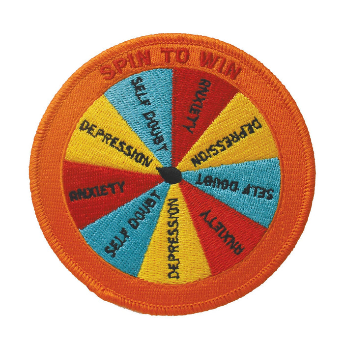 Spin to Win Embroidered Patch