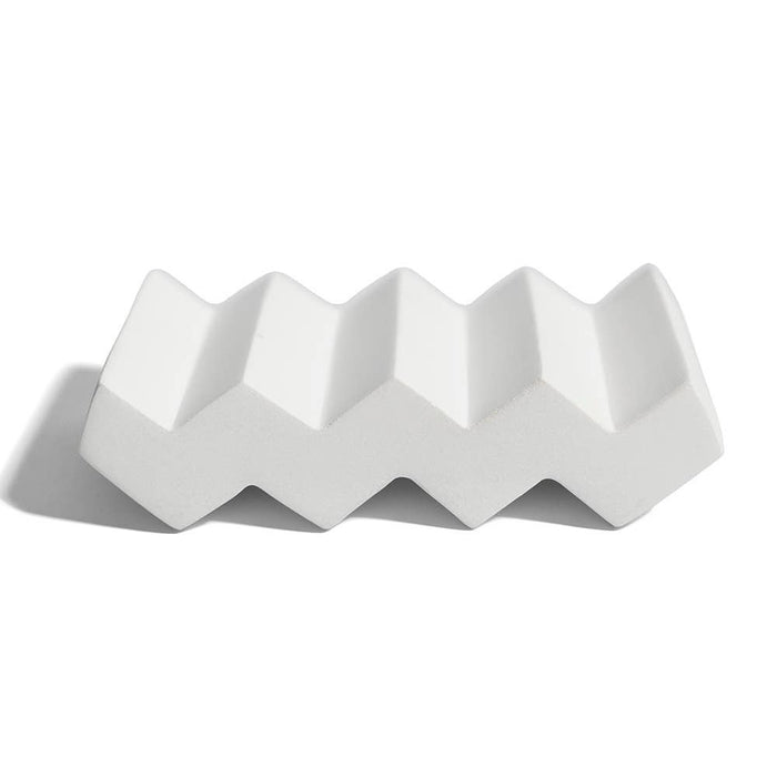 Modern Cement Soap Dish - White