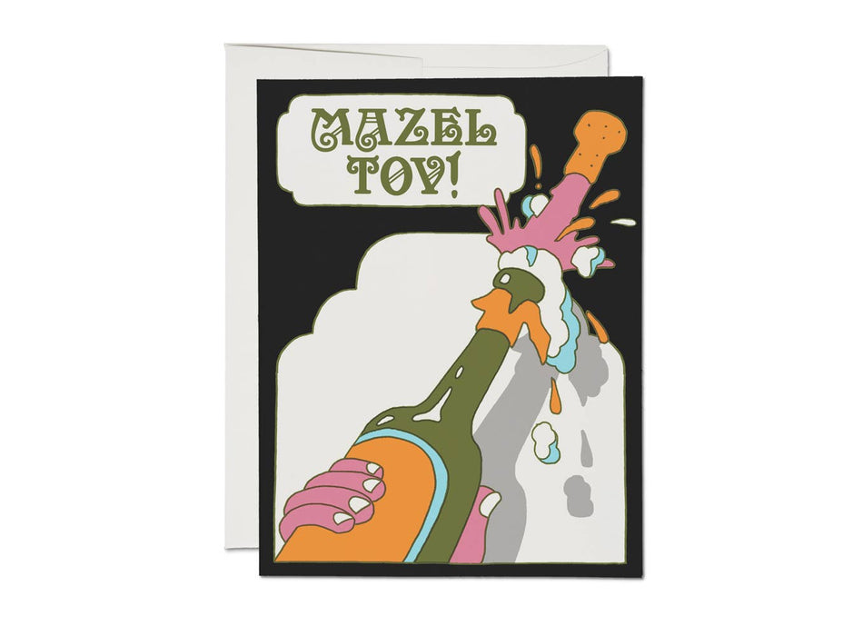 Mazel Tov congratulations greeting card